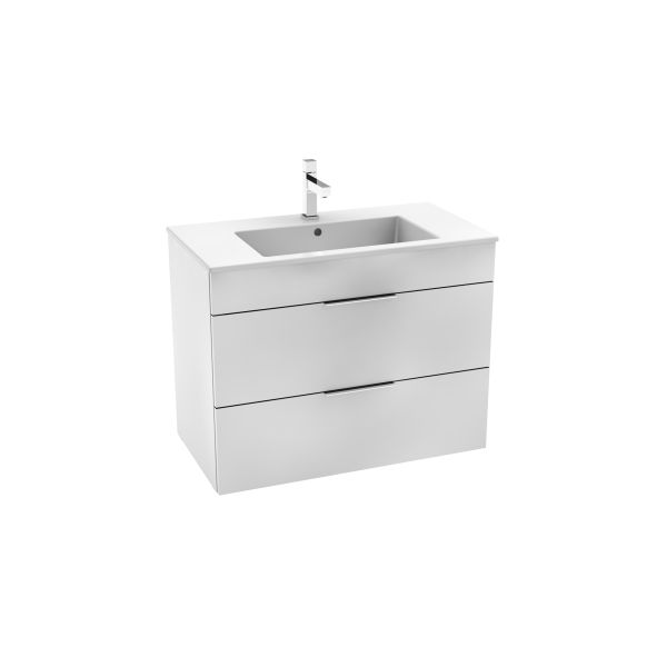 JIKA CUBE Skrinka, vr. umývadlá 800x430 mm, 2 zásuvky, 790x422x607 mm, Biela, H4537621763001