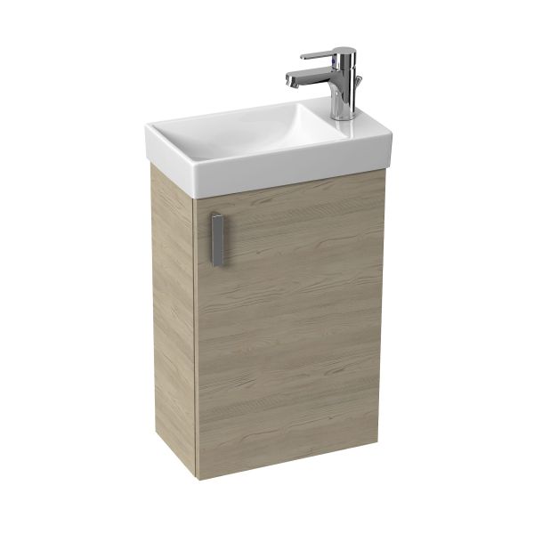 JIKA PETIT Skrinka, 1 dvere ľavé/pravé, vr. umývadlá 400x230 mm, 386x221x585 mm, Jaseň, H45J5111755141