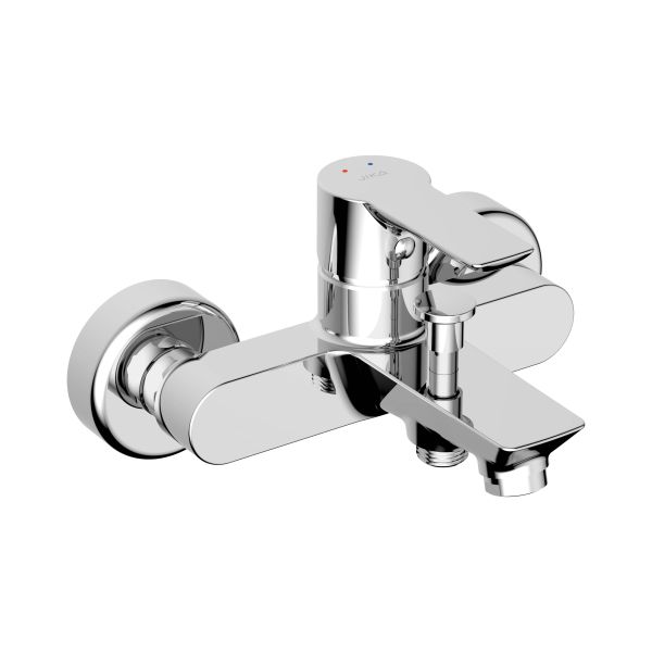 JIKA PONTA STYLE Vaňová nástenná páková batéria, bez sprchovej sady, Chróm, H3212H70044001