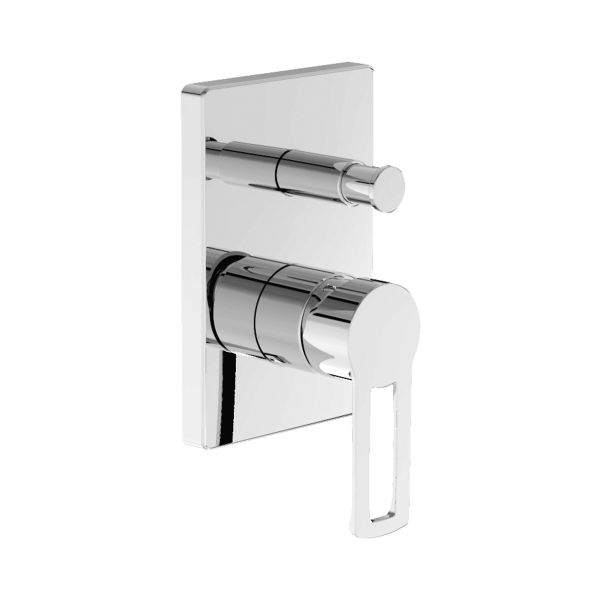 JIKA PURE Vaňová podmietková páková batéria s prepínačom, vr. mosadzného telesa, Chróm, H3214260040001