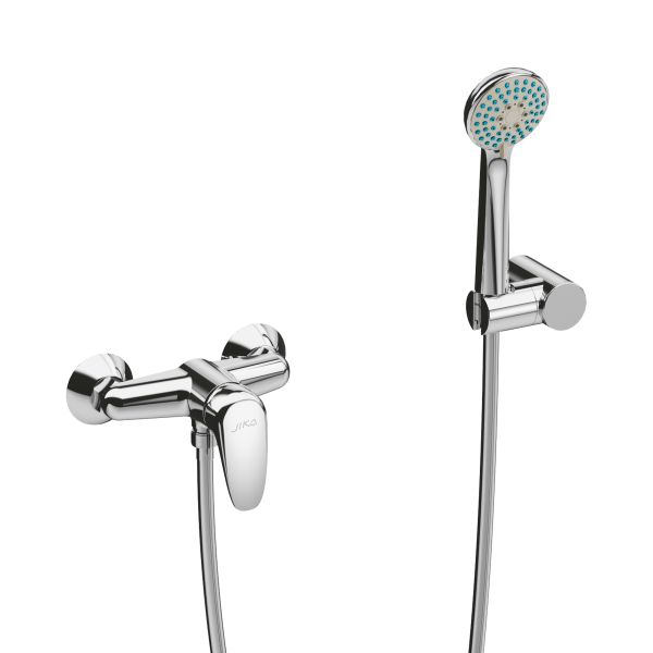 JIKA DEEP BY JIKA Sprchová nástenná batéria so sprchovým príslušenstvom, Chróm, H3311U70041311