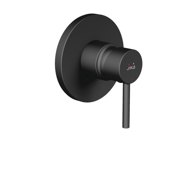 JIKA MIO STYLE Sprchová podomietková batéria, kompletná, vr. mosadzného telesa, Čierna matná, H3312F67160001