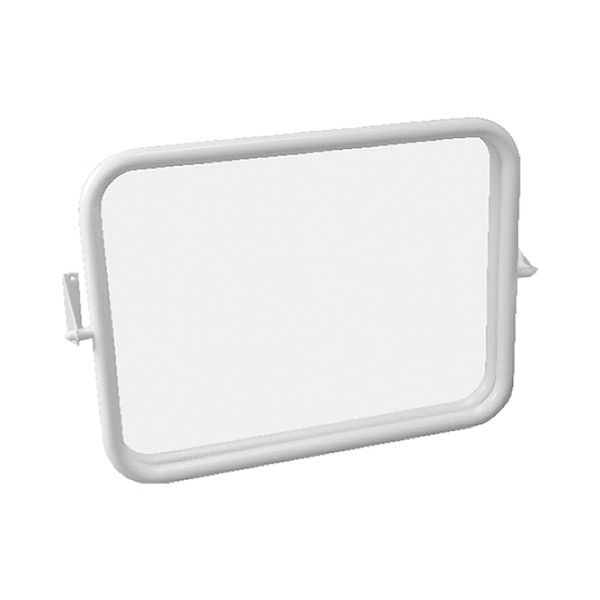 JIKA UNIVERSUM Zrkadlo, bez páčky, nastaviteľné, 600x450 mm, Nerezová oceľ 003, H3897190030001