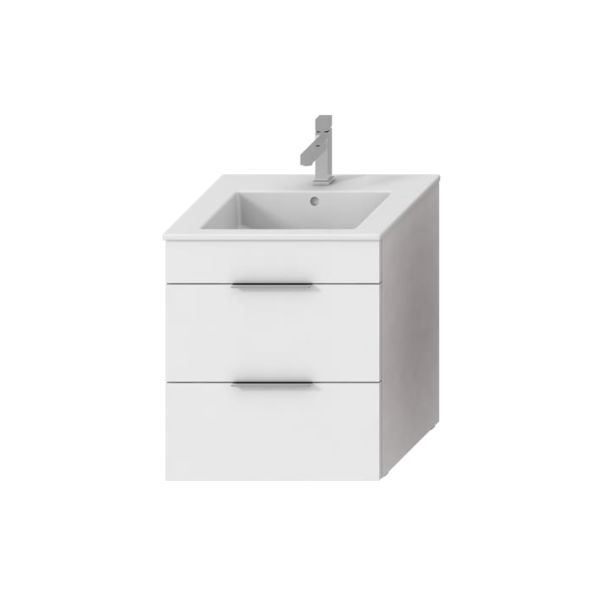 JIKA CUBE Skrinka, vr. umývadla 550x430 mm, 2 zásuvky, 540x422x607 mm, Biela, H4536121763001