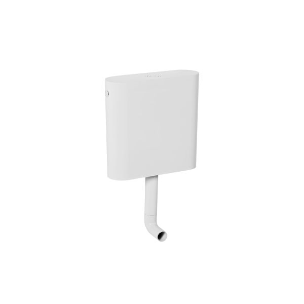 JIKA MODUL Plastová nádržka, bočný prívod vody, 380x118x370 mm, Biela, H8937100000001