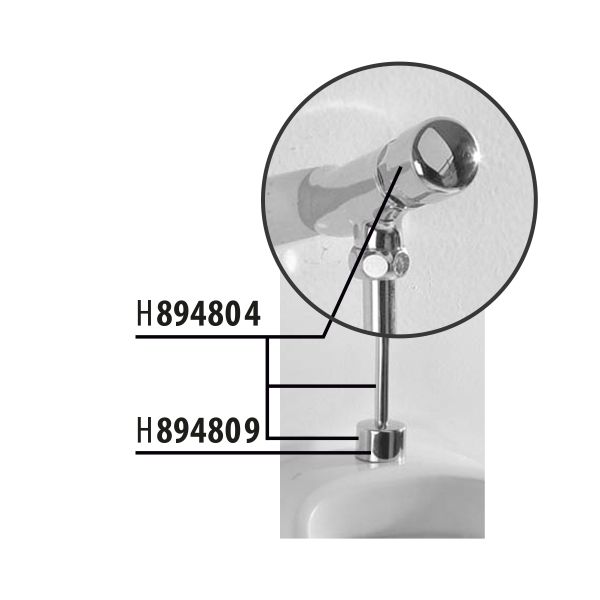 JIKA SPARE PARTS Sada (kryt, trubička) s časovačom, Biela, H8948040000001