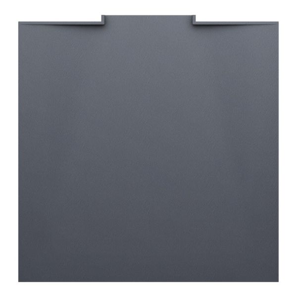 LAUFEN NIA Sprchová vanička, štvorcová, odtok do steny, Marbond, 800x800x28 mm, Antracit 078, H2100300780001