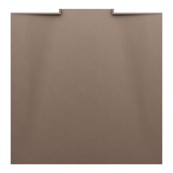 LAUFEN NIA Sprchová vanička, štvorcová, odtok do steny, Marbond, 800x800x28 mm, Kávová matná štruktúrovaná 129, H2100301290001