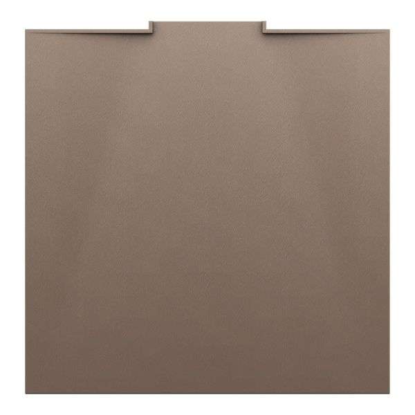 LAUFEN NIA Sprchová vanička, štvorcová, odtok do steny, Marbond, 900x900x28 mm, Kávová matná štruktúrovaná 129, H2100311290001