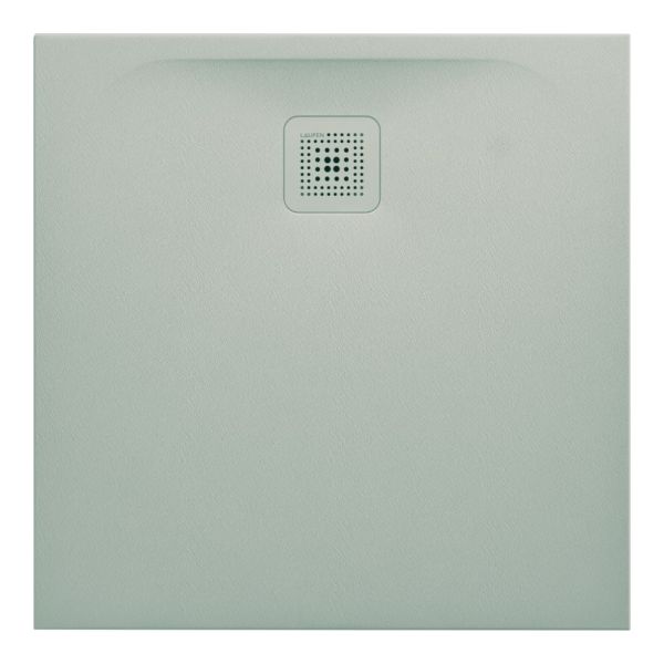 LAUFEN LAUFEN PRO Sprchová vanička, štvorcová, s odtokom na boku, Marbond, 800x800x29 mm, Svetlo šedá 077, H2109500770001