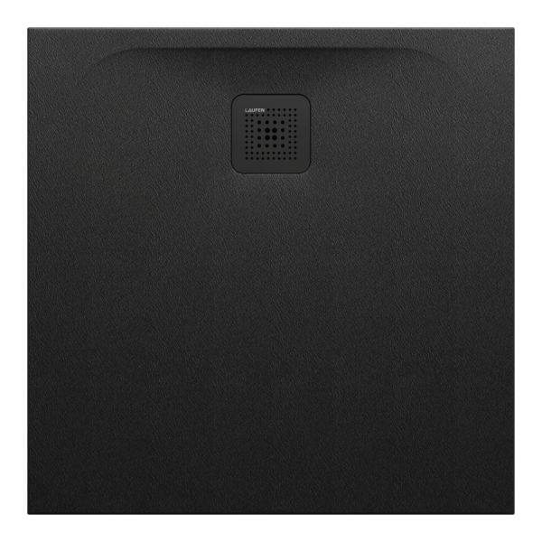 LAUFEN LAUFEN PRO Sprchová vanička, štvorcová, s odtokom na boku, Marbond, 800x800x29 mm, Čierna 080, H2109500800001