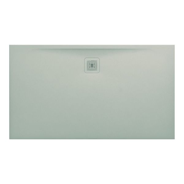 LAUFEN LAUFEN PRO Sprchová vanička, obdĺžniková, s odtokom na dlhšej strane, Marbond, 1400x800x30 mm, Svetlo šedá 077, H2109530770001