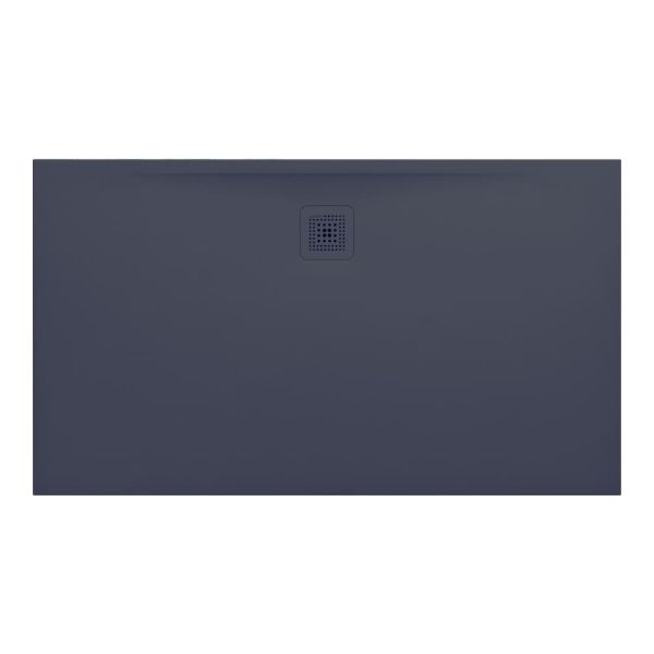 LAUFEN LAUFEN PRO Sprchová vanička, obdĺžniková, s odtokom na dlhšej strane, Marbond, 1400x800x30 mm, Antracit 078, H2109530780001