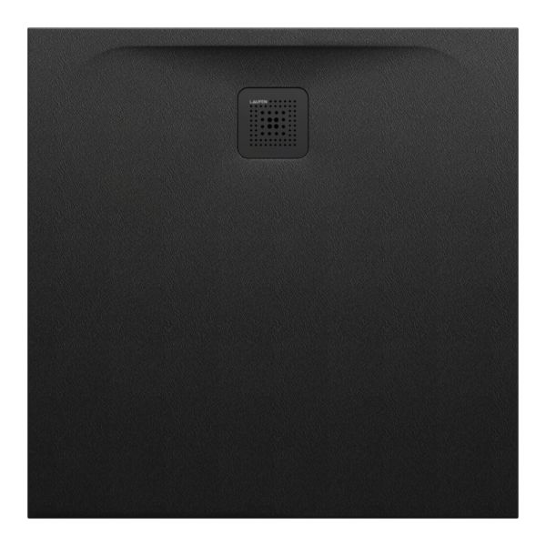 LAUFEN LAUFEN PRO Sprchová vanička, štvorcová, s odtokom na boku, Marbond, 900x900x30 mm, Čierna 080, H2109560800001