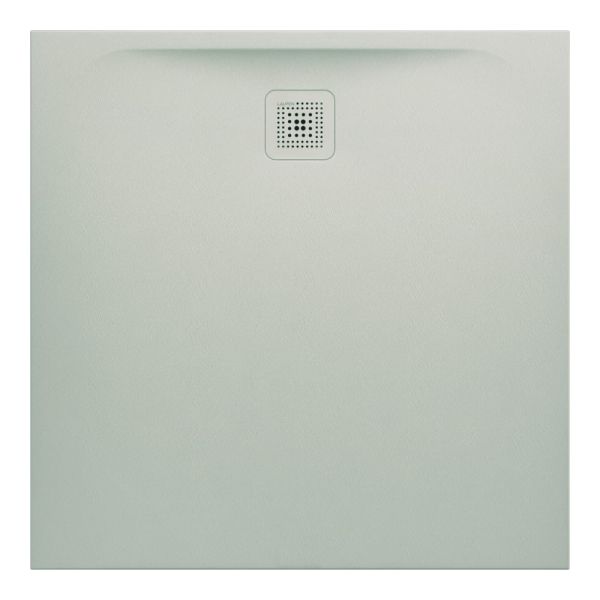 LAUFEN LAUFEN PRO Sprchová vanička, štvorcová, s odtokom na boku, Marbond, 1000x1000x33 mm, Svetlo šedá 077, H2119520770001
