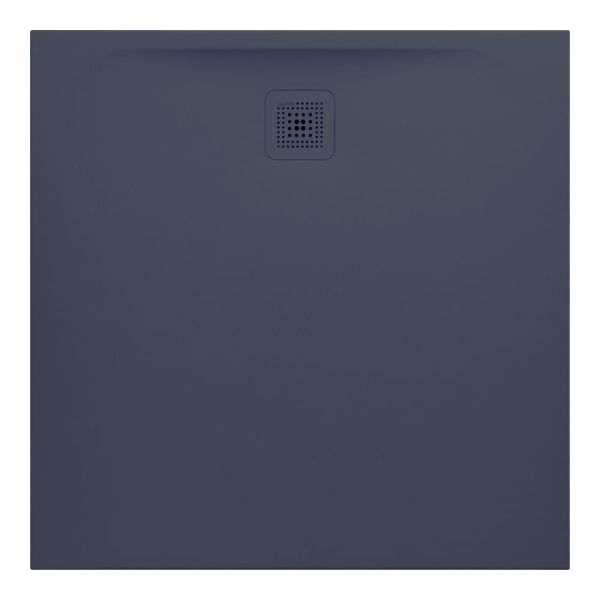 LAUFEN LAUFEN PRO Sprchová vanička, štvorcová, s odtokom na boku, Marbond, 1000x1000x33 mm, Antracit 078, H2119520780001