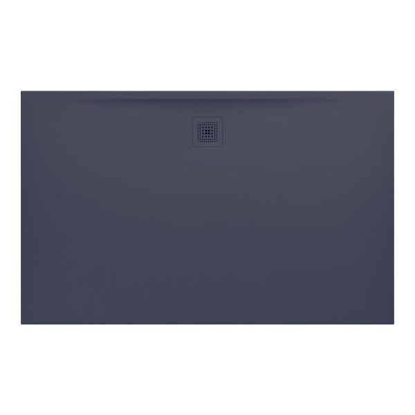 LAUFEN LAUFEN PRO Sprchová vanička, obdélníková, s odtokem na delší straně, Marbond, 1600x1000x33 mm, Antracit 078, H2119550780001