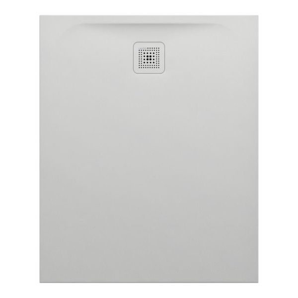 LAUFEN LAUFEN PRO Sprchová vanička, obdĺžniková, s odtokom na kratšej strane, Marbond, 1100x900x33 mm, Svetlo šedá 077, H2129550770001