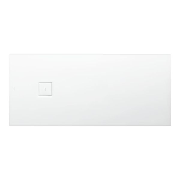 LAUFEN SOLUTIONS Sprchová vanička, obdĺžniková, s odtokom na boku, Marbond, 1700x750x44 mm, Biela 000, H2134480000001