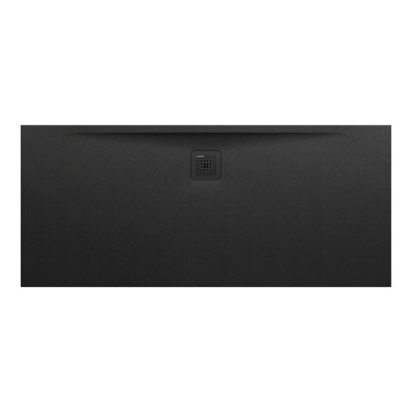 LAUFEN LAUFEN PRO Sprchová vanička, obdĺžniková, s odtokom na dlhšej strane, Marbond, 1600x700x32 mm, Čierna 080, H2139560800001
