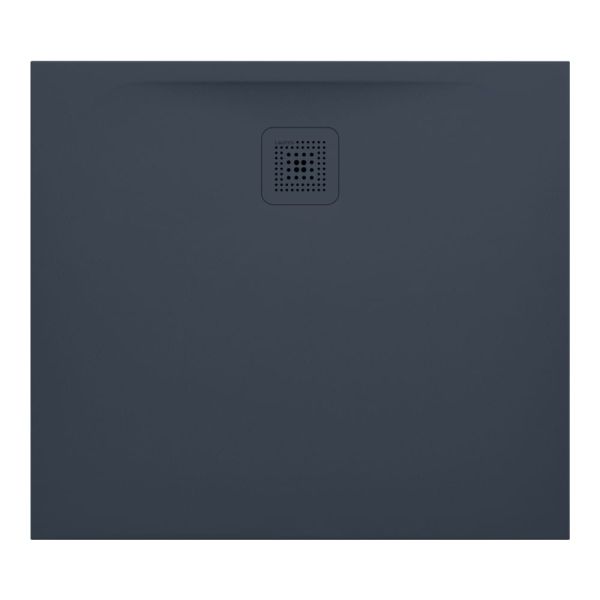 LAUFEN LAUFEN PRO Sprchová vanička, obdĺžniková, s odtokom na dlhšej strane, Marbond, 900x800x30 mm, Antracit 078, H2149500780001