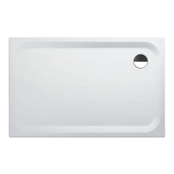 LAUFEN PLATINA Oceľová sprchová vanička, obdĺžniková, oceľ 3,5 mm, extra plochá (25 mm), 1400x900x25 mm, Biela matná 757, H2150347570401
