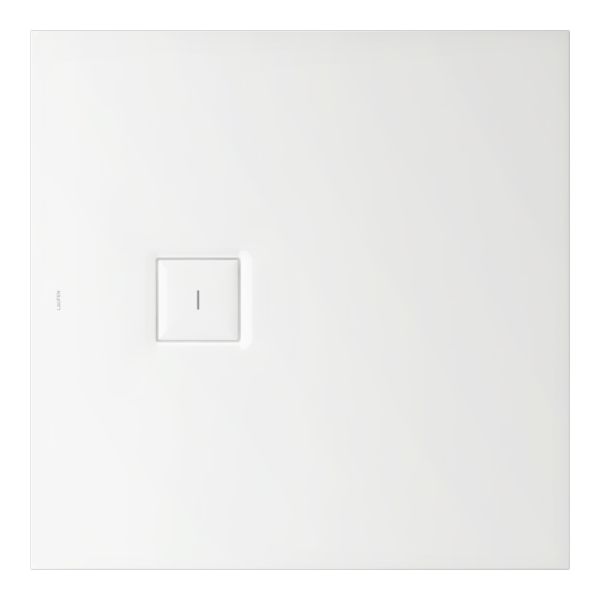 LAUFEN SOLUTIONS Sprchová vanička, štvorcová, pre inštaláciu v úrovni podlahy, Marbond, 900x900x38 mm, Biela 000, H2154420000001