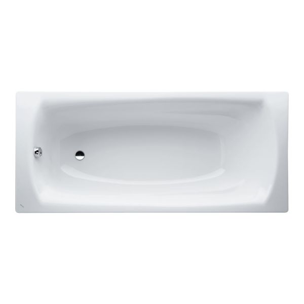 LAUFEN PALLADIUM Oceľová vaňa, hrúbka 3 mm, s protihlukovou izoláciou, objem 165 l, 1800x800x430 mm, H2251006000401