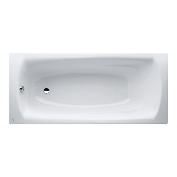 LAUFEN PALLADIUM Oceľová vaňa, hrúbka 3 mm, s protihlukovou izoláciou, objem 135 l, 1700x750x430 mm, H2251106000401