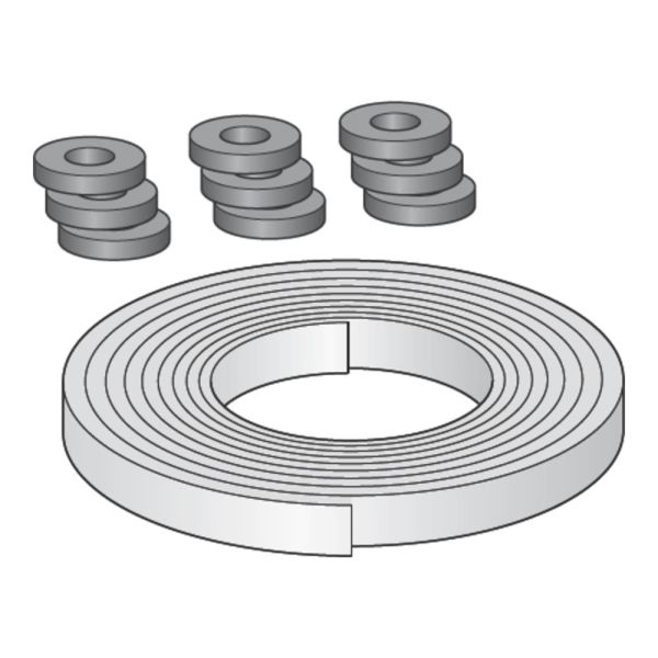 LAUFEN SOLUTIONS Protihluková sada, do 120 cm, Biela 000, H2989880000001