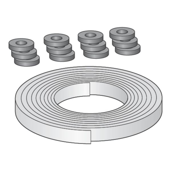 LAUFEN SOLUTIONS Protihluková sada, nad 120 cm, Biela 000, H2989890000001