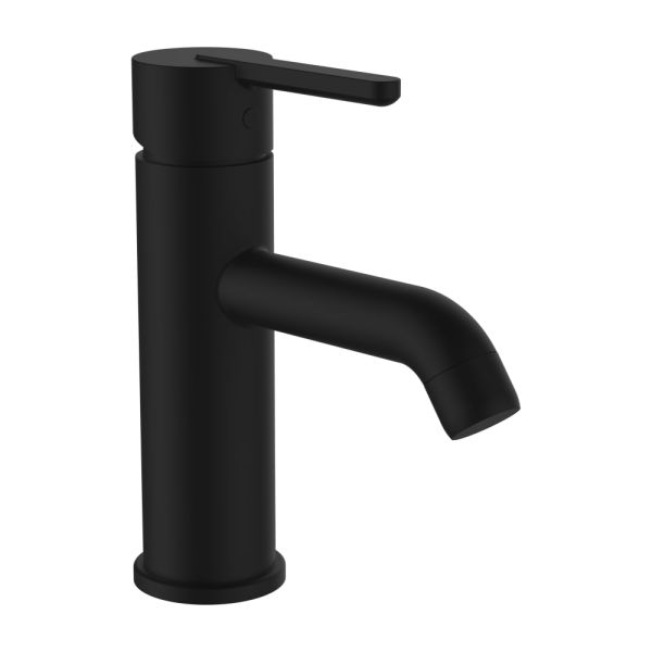 LAUFEN LUA Umývadlová stojančeková páková batéria s výtokom 118 mm, kartuša Eco+, prietok 5,7 l/min, PVD titán čierný mat, PVD Titán čierný matný 081, H3110810811101