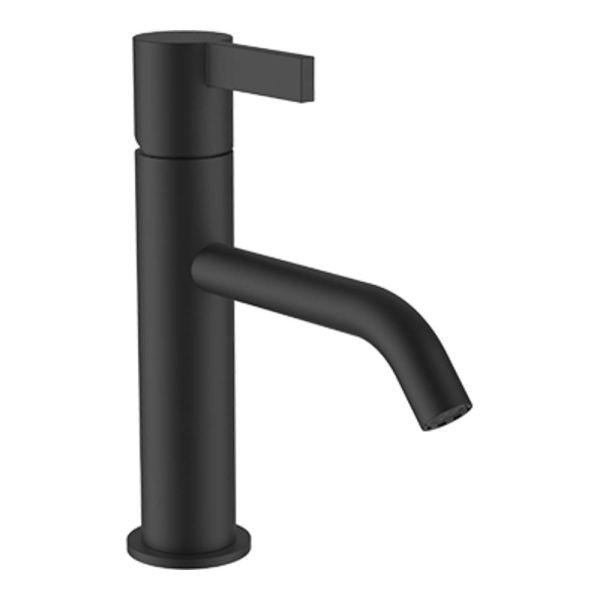 LAUFEN Kartell LAUFEN Umývadlová páková batéria, pevný výtok 135 mm, prietok 5,3 l/min bez automatického výpustu, PVD Titán čierný matný 081, H3113310811201