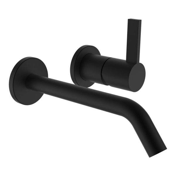 LAUFEN Kartell LAUFEN Umývadlová dvojotvorová podomietková batéria, pevný výtok 175 mm, PVD Titán čierný matný 081, H3113360811201