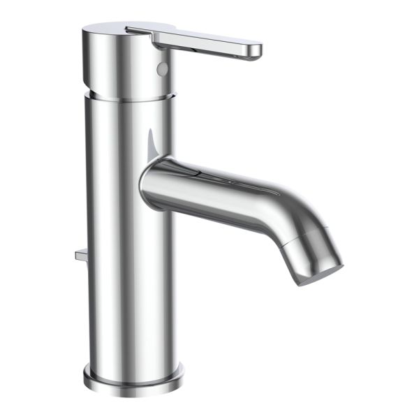 LAUFEN LUA|LUA E Umývadlová stojančeková páková batéria s výtokom 115 mm, s automatickým výpustom, Chróm 004, H3115F10041111