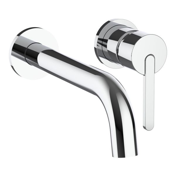 LAUFEN LUA|LUA E LUA E, Podomietková umývadlová batéria, kompletná vrátane mosadzného telesa, výtok 175 mm, Chróm 004, H3115F60041201