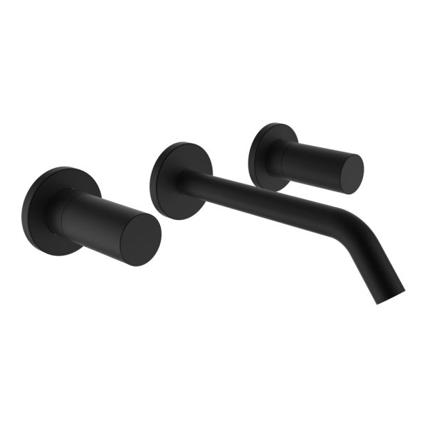 LAUFEN Kartell LAUFEN Umývadlová trojotvorová podomietková batéria, výtok 175 mm, prietok 5,7 l/min, PVD Titán čierný matný 081, H3123360811201