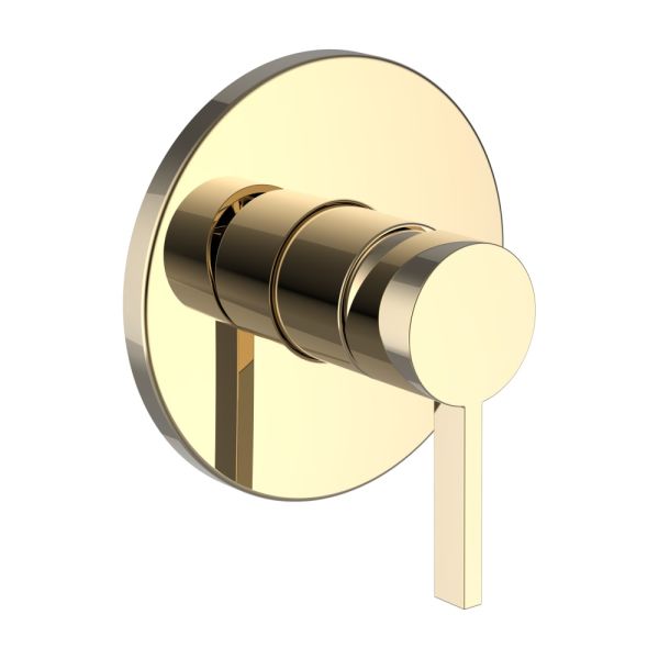 LAUFEN Kartell LAUFEN Vrchná sada podomietkovej sprchovej batérie pre Simibox alebo Simibox Light, PVD Zlatá lesklá 001, H3313360010001