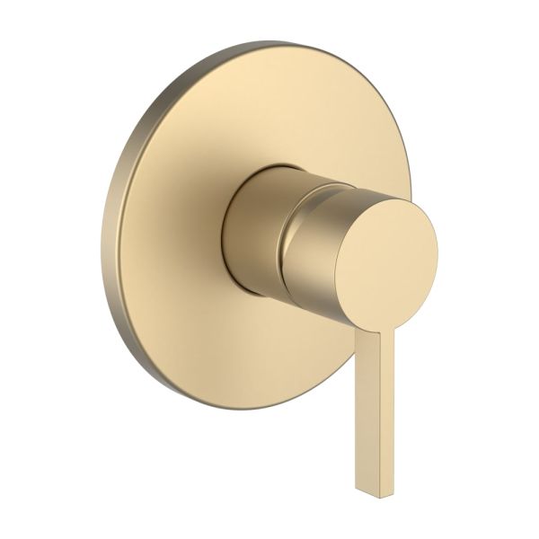 LAUFEN Kartell LAUFEN Vrchná sada podomietkovej sprchovej batérie pre Simibox alebo Simibox Light, PVD Svetlozlatá matná 083, H3313360830001