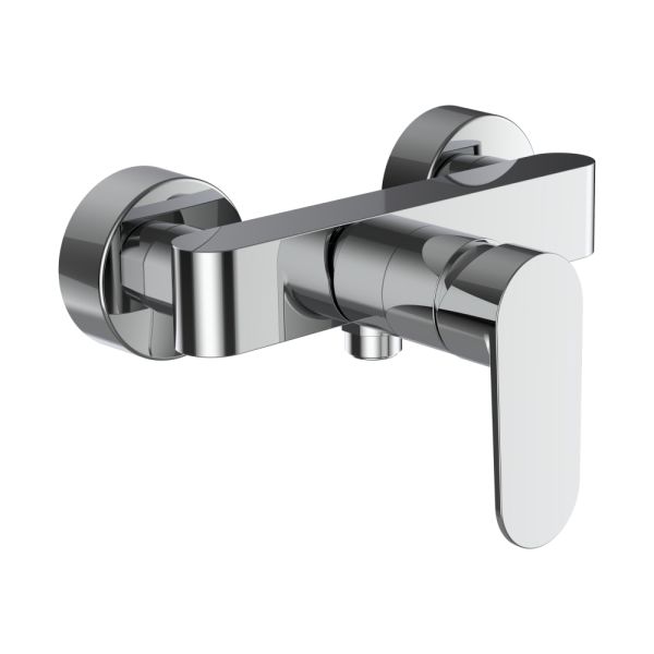 LAUFEN NEJA Sprchová nástenná páková batéria, bez sprchového príslušenstva, Chróm 004, H3315170044001