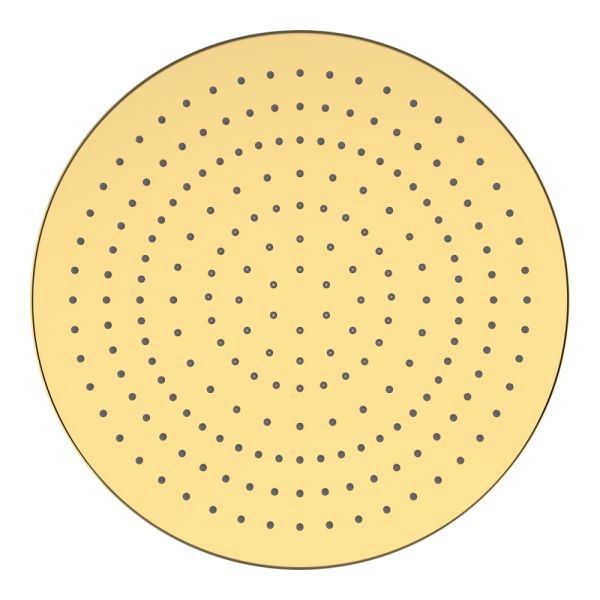 LAUFEN SHOWER PROGRAMME Hlavová sprcha kruhová, Ø 300 mm, PVD Zlatá lesklá 001, H3679810012321