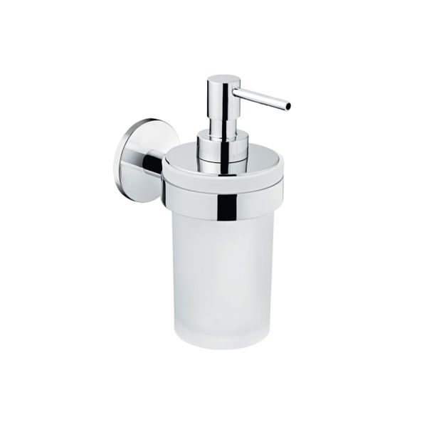 LAUFEN CANA Držiak so skleneným dávkovačom mydla, 240 ml, Chróm 004, H3831320040001
