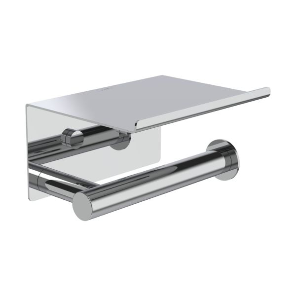 LAUFEN NIARA Držiaky WC papiera s poličkou, Chróm 004, H3840620040031