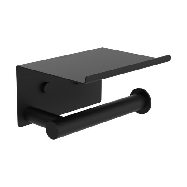 LAUFEN NIARA Držiaky WC papiera s poličkou, Titánovo čierna matná 163, H3840621630031