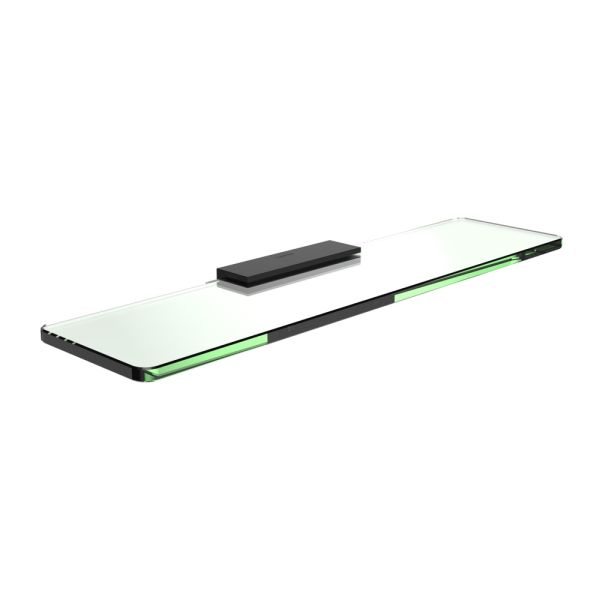 LAUFEN NIARA Polička nástenná, 40 cm, Titánovo čierna matná 163, H3850621630001