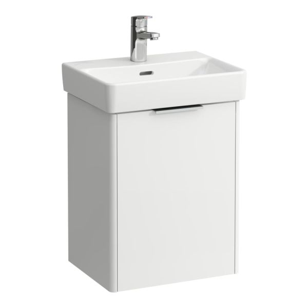 LAUFEN BASE Skrinka pod umývadlo, pánty dvierok vpravo, pre umývadlo H815961, 415x320x530 mm, Biela matná 260, H4021121102601