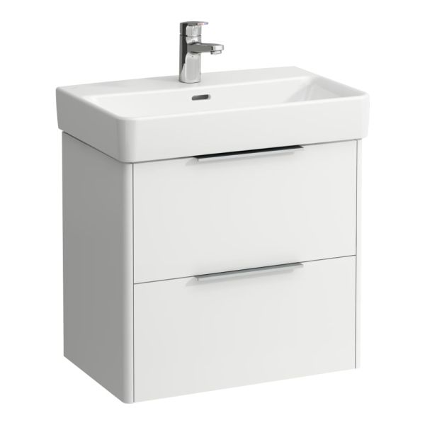 LAUFEN BASE Skrinka pod umývadlo, 2 zásuvky, pre umývadlo H818959 (compact), 570x360x530 mm, Biela matná 260, H4022121102601