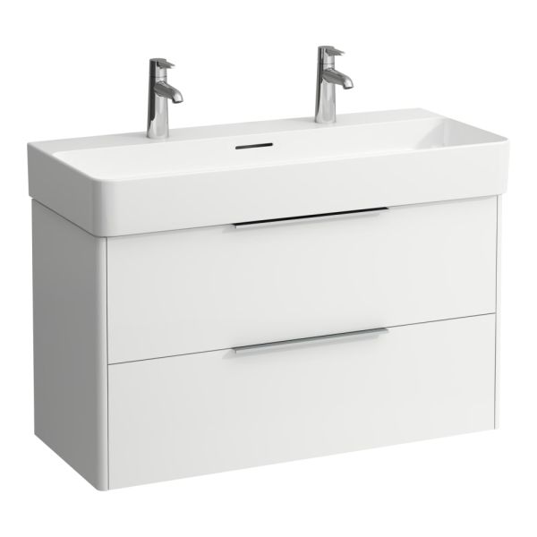 LAUFEN BASE Skrinka pod umývadlo, 2 zásuvky, pre umývadlo H810287, 930x390x530 mm, Multicolour farby 999, H4024121109991