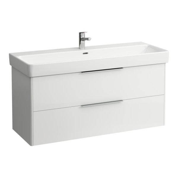LAUFEN BASE Skrinka pod umývadlo, 2 zásuvky, pre umývadlo H814965, 1160x440x530 mm, Multicolour farby 999, H4024921109991