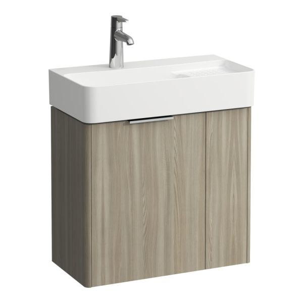 LAUFEN BASE Skrinka pod umývadlo, 2 dvierka, pre umývadlo 815285, 585x290x525 mm, Bledý brest 262, H4025521102621